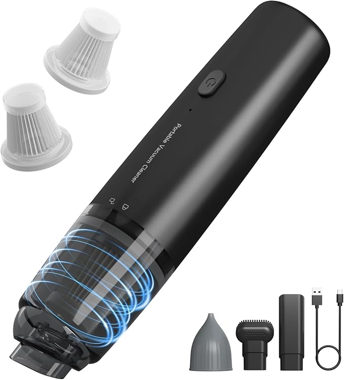 Cordless Mini Car Vacuum – Clean Your Car in Seconds