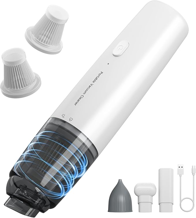 Cordless Mini Car Vacuum – Clean Your Car in Seconds